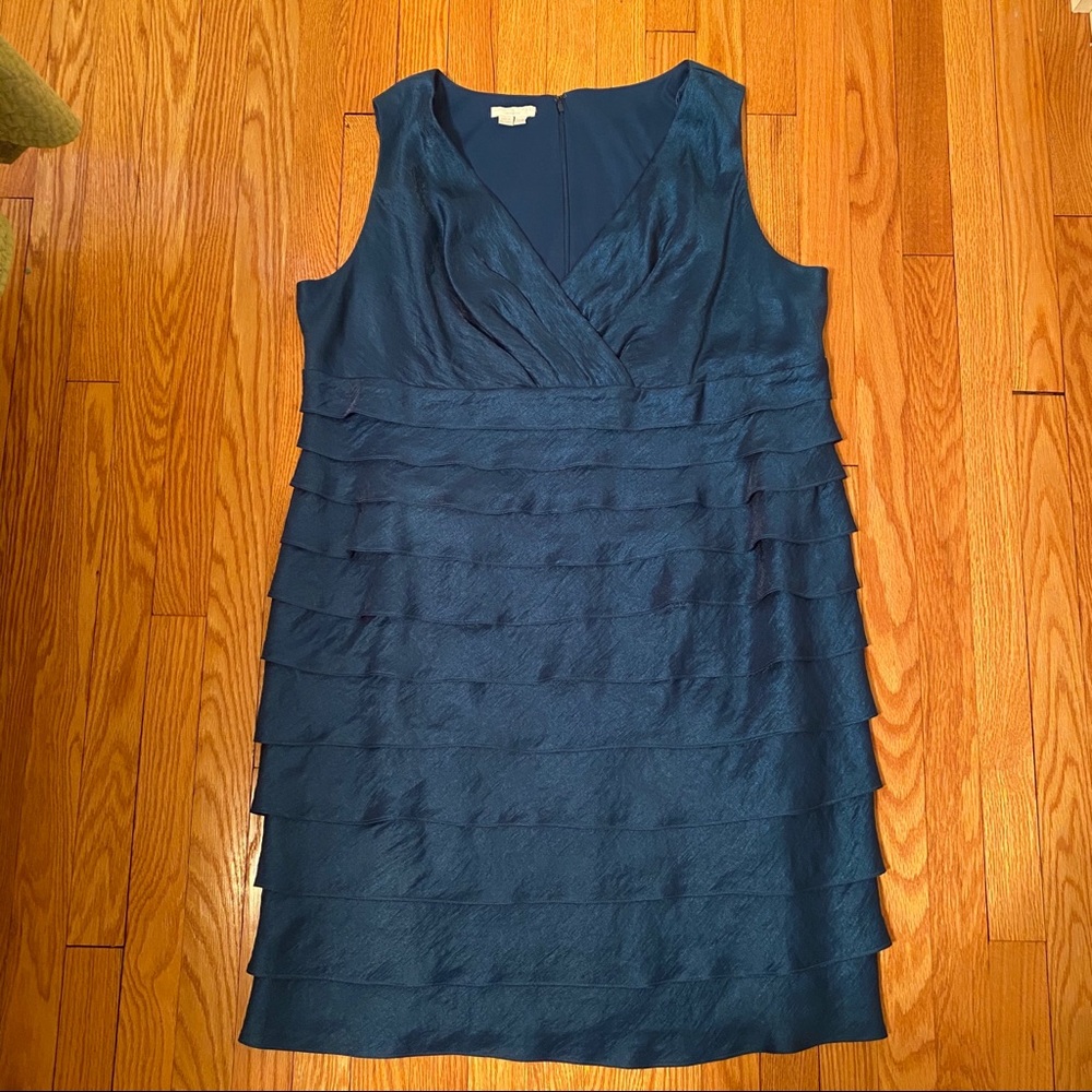 Shimmery Blue Cocktail Dress